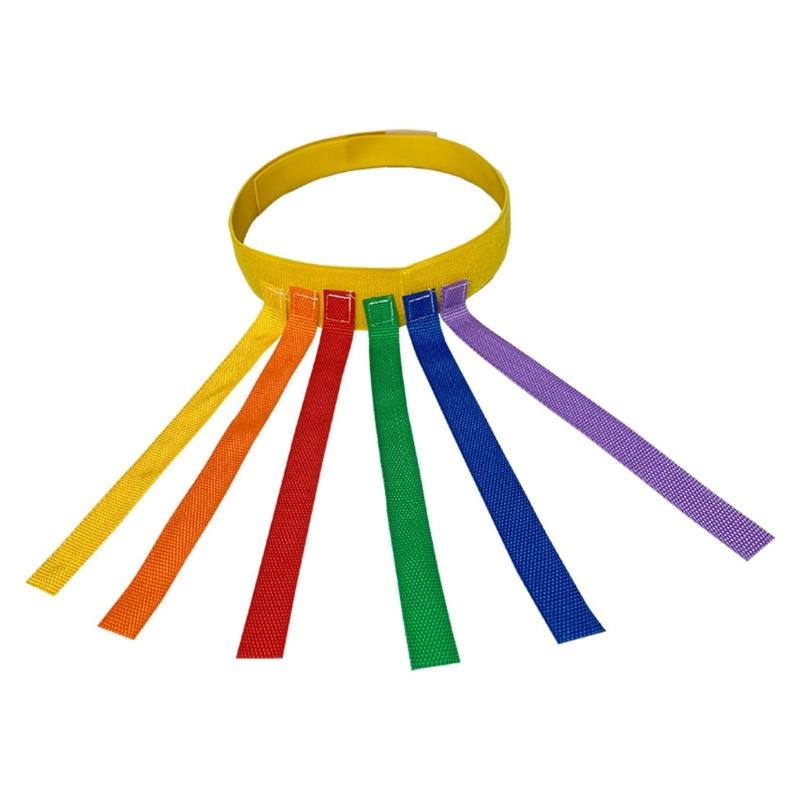 Durability Nylons Tail Grabbing Game Props Adjustable Colorful Elastic Tail Belt For Parent Child Interaction