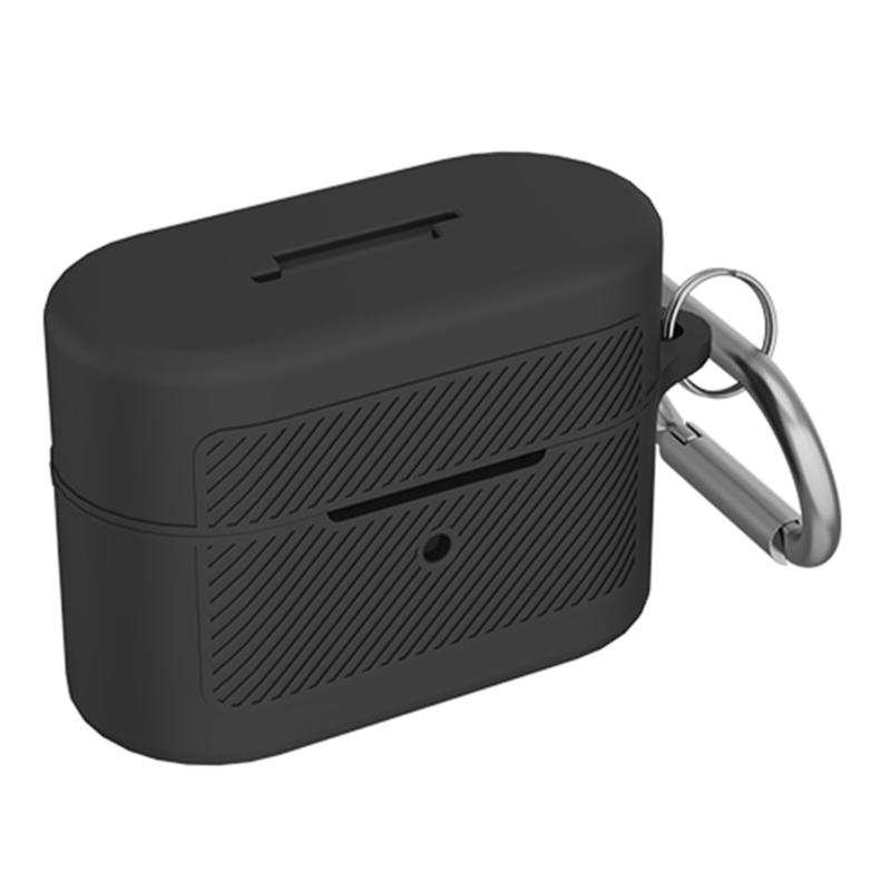 

Scratchproof Case Shockproof Skin Wrap for WF-1000XM6 Dustproof Enclosure Housing Washable Silicone Sleeve Enhances Grip чорний