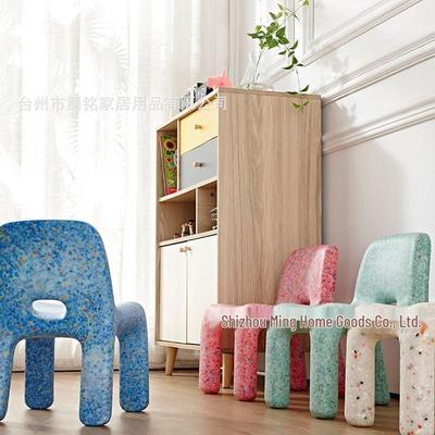 Chic Non-Slip Child's Backrest Chair - Plastic Stool for Home & Kindergarten
