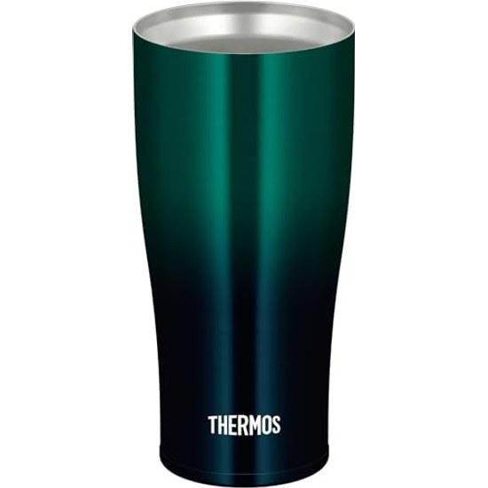 Thermos Vacuum Insulated Tumbler 420ml Green Gradient Dishwasher Safe Bottle Structure Heat Retention Cold JDE-422LTD GR-G