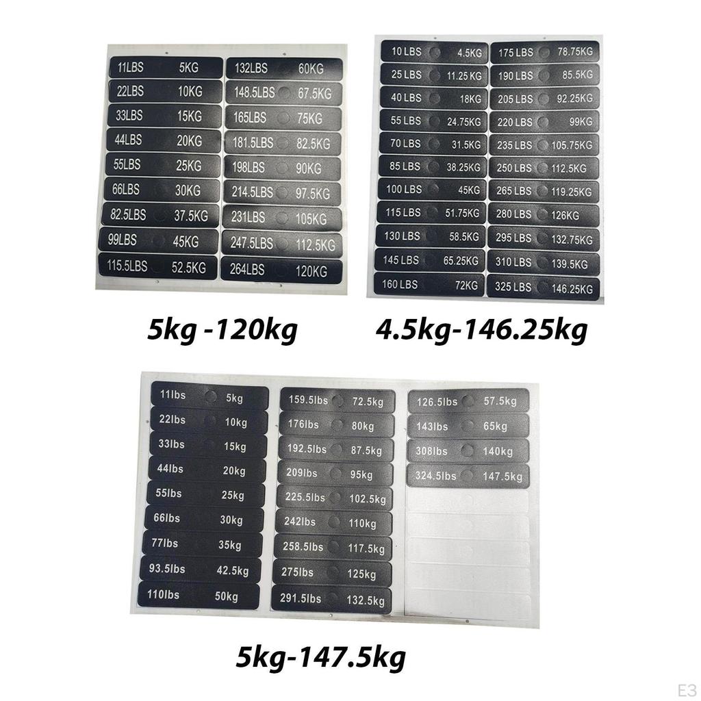Etichete Autocolante pentru Stive de Greutăți Echipament de Sală pentru Culturism