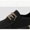 Men's Leather Shoes Fashion Casual Shoes Rubber Wear-resistant Soft Men's Leather Sneakers