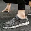 Cloth Shoes Men's Autumn Linen Canvas Shoes Men's Labor Insurance Work Pedal Loafers