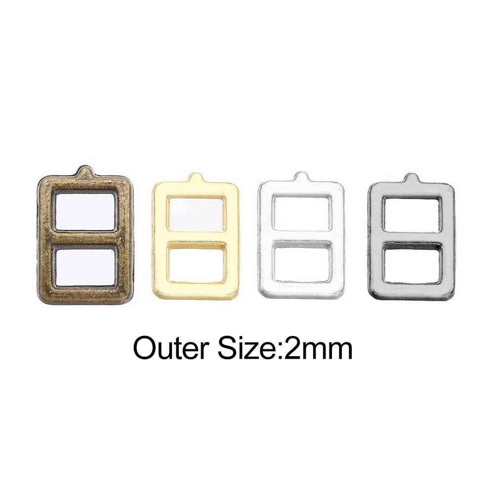 4 Colors Mini Ultra-small Belt Buttons Tri-glide Buckle Diy Dolls Buckles Doll Bags Accessories