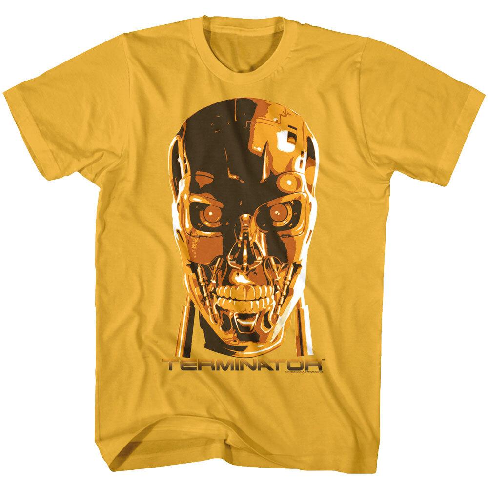 Terminator T800 Cyborg Skull Men T Shirt S
