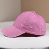 Unisex Distressed Washed Baseball Cap - Versatile Duckbill Design