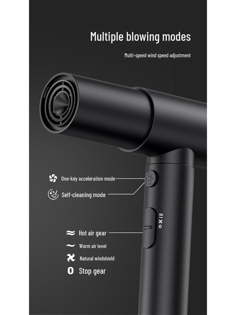 Yongri 2000W High-Speed Hair Dryer, 110,000 RPM, T-Shaped, Salon-Grade with Negative Ions, Gentle On Hair