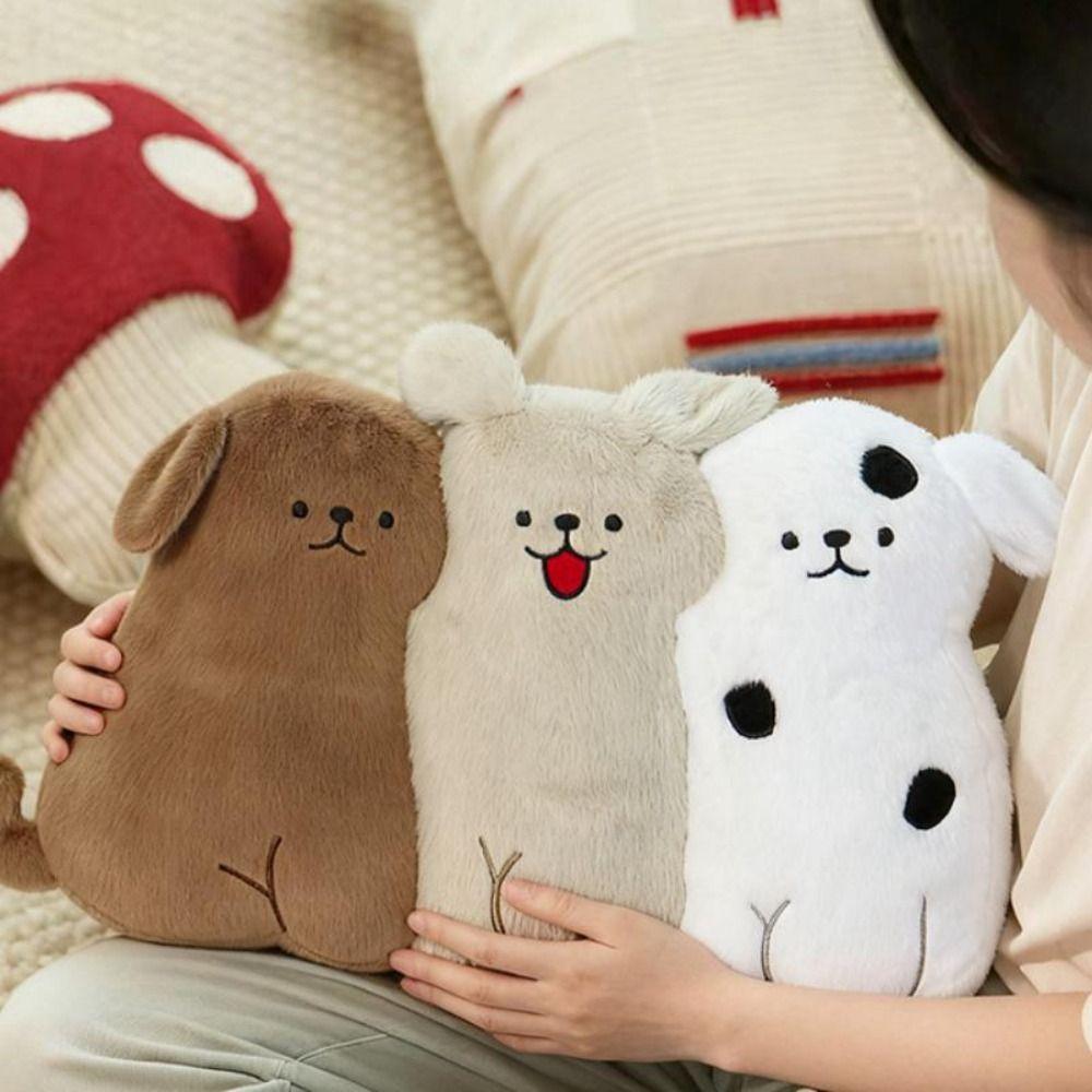 PP Cotton Filled Animal Shaped Cushion Soft Fluffy Cat Dog Plush Toy Plush Throw Pillow  Home Decor
