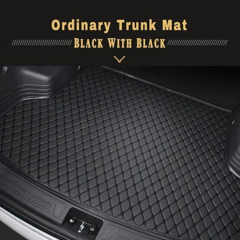 Car Trunk Mats For Hyundai Sonata 2024 Auto Interior Accessories Waterproof Covers Parts Products Cargo Liner Rugs Pads