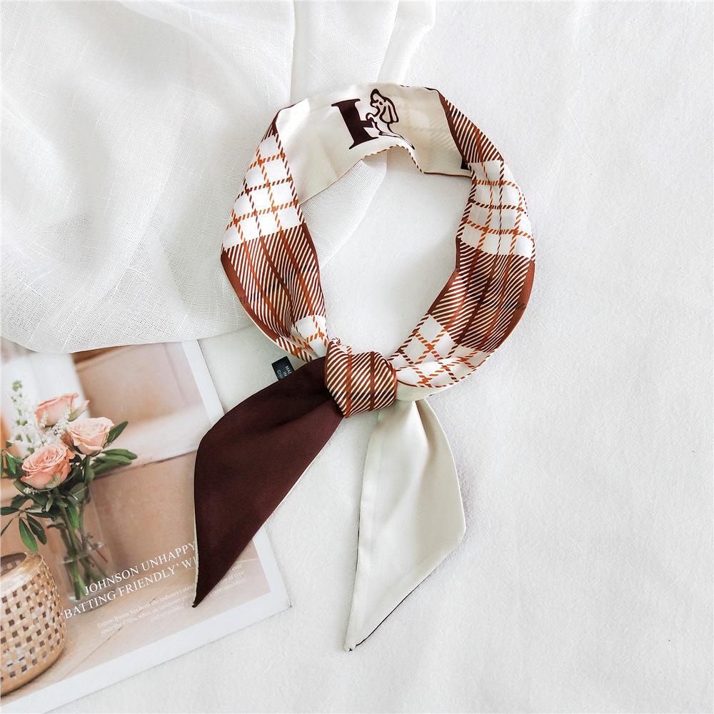 New Scarves Silk Scarves Women'S Spring And Autumn Season Long Decorative Professional Scarves Summer Thin Styles Paired With Shirts Stylish