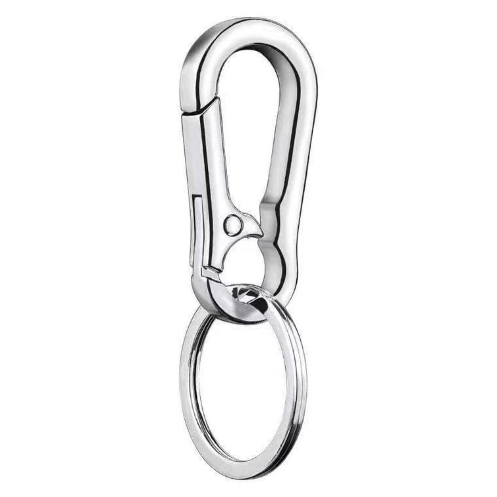 Car Key Holder Spring Key Ring Waist Belt Carabiner Car Pendant Gift Waist Key Ring