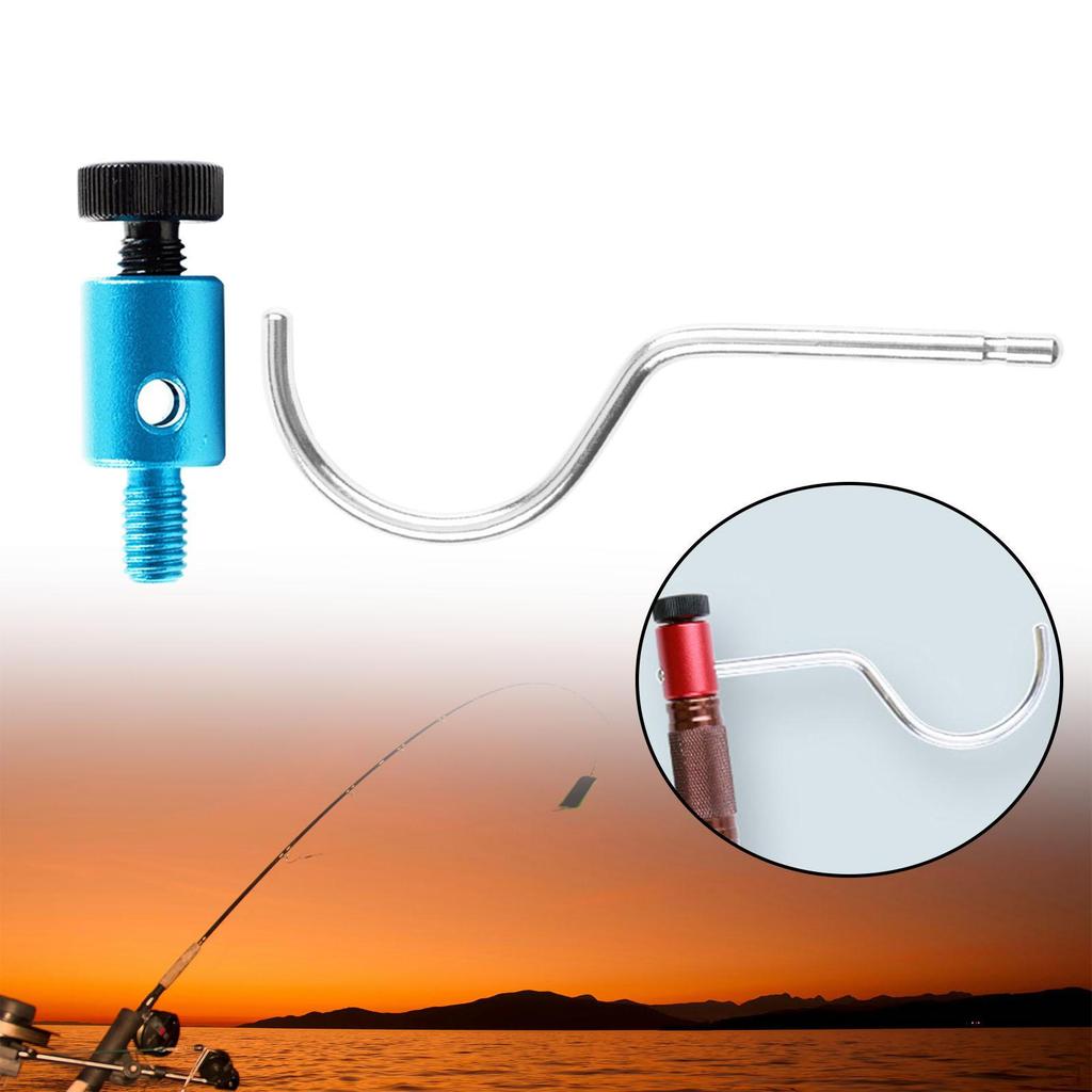 Corner Pole Holder Support Fish Rod Lightweight Rack 180 Degrees Rotatable