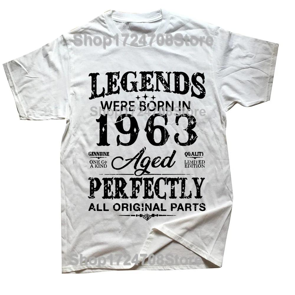 

Новая мужская футболка 1963 года, смешная, 63 года, оверсайз, с принтом, повседневная футболка, повседневная, с коротким рукавом, винтажная, футболка для пар S