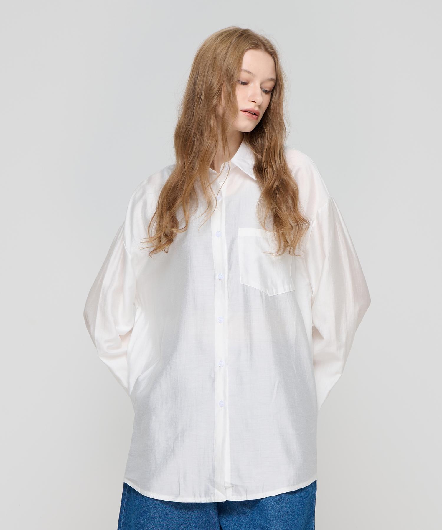 Cargo Bros For Woman Wrinkle-Free Overshirt (White) Free