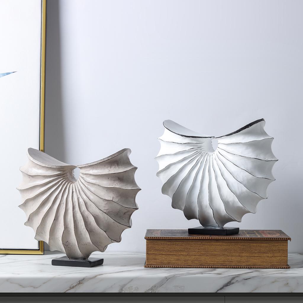 Creative Decorative Ornaments Figurines Miniatures Resin Conch Art Decoration Sculptures Coffee Table TV Cabinet Home Decoration