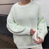 Autumn Winter Faux Mink Loose Knit Sweater - European American Style for Women