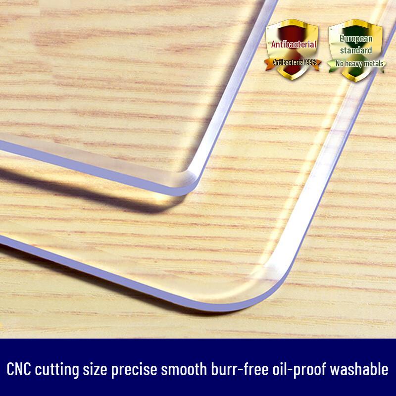 Luxchic Transparent PVC Tablecloth & Protector