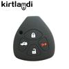 Car Accessories Key Case Cap for Toyota Rav4 Auris Corolla IQ Porte Yaris/Vitz Verso Hilux Icon Camry 40 2/3/4 Buttons Key Cover