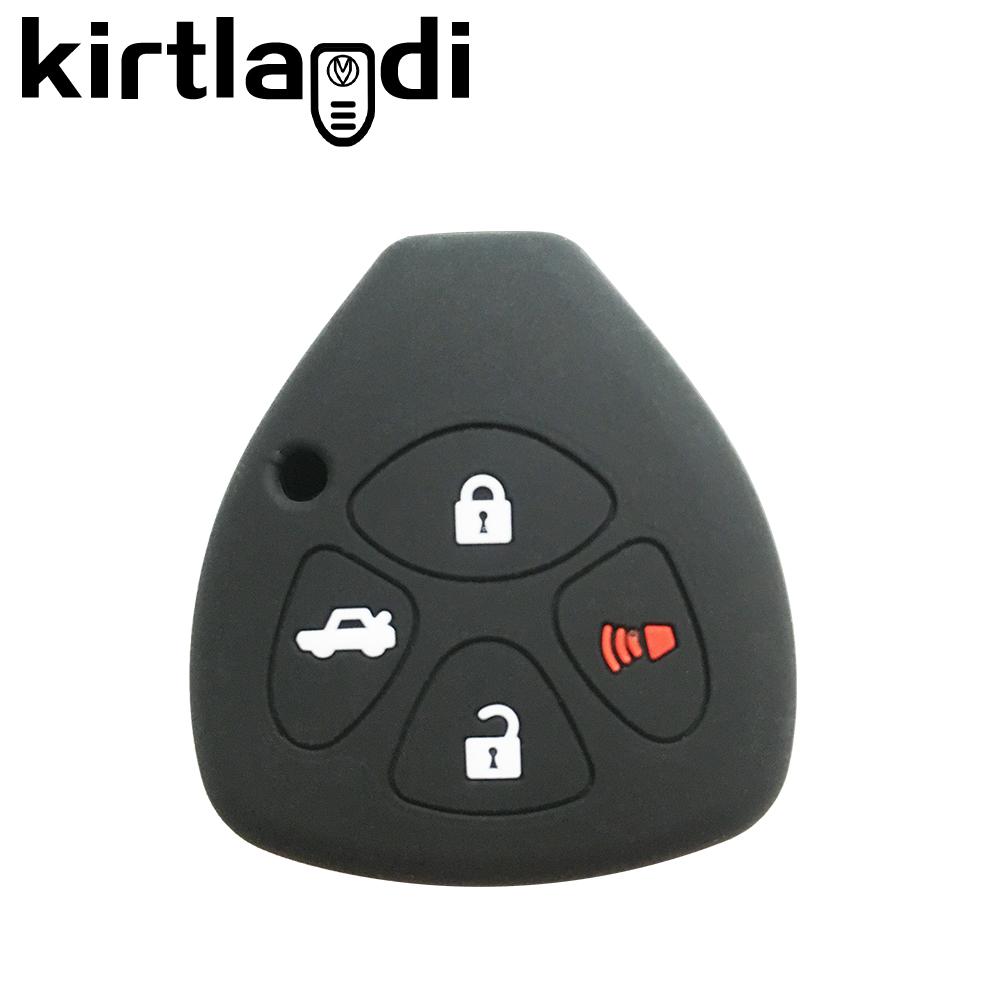 Car Accessories Key Case Cap for Toyota Rav4 Auris Corolla IQ Porte Yaris/Vitz Verso Hilux Icon Camry 40 2/3/4 Buttons Key Cover