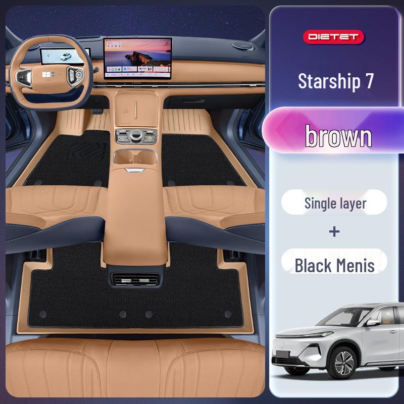 Galaxy Starship 7 TPE2025 Foot Mats for Geely Galaxy EM-i Car Interior Accessories