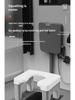 Modern Minimalist Anti-slip Thickened Plastic Commode Stool for Adults