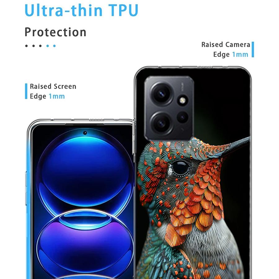 The Spirit of Hummingbirds Phone Case For Redmi Note 14 15 Pro 5G 13 12 Pro Plus 11 11T 11E 11S 10 Pro 10S 9 9S Cover Cell Clear