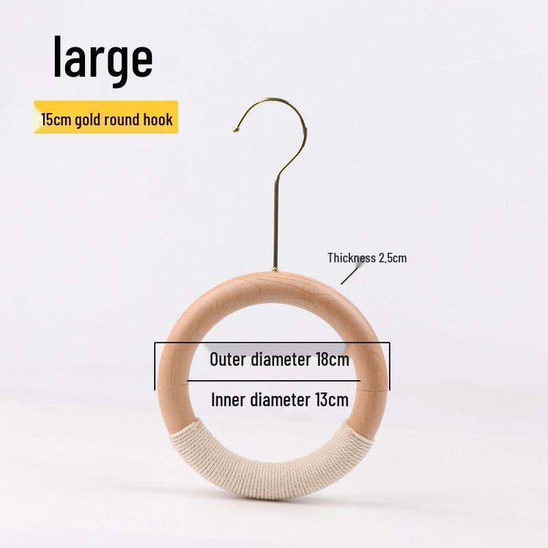 Solid Wood Acrylic Clip Hanger for Clothing Stores – Perfect for Children's Wear, Women's Wear, Pants, Scarves, Hats, and Socks.