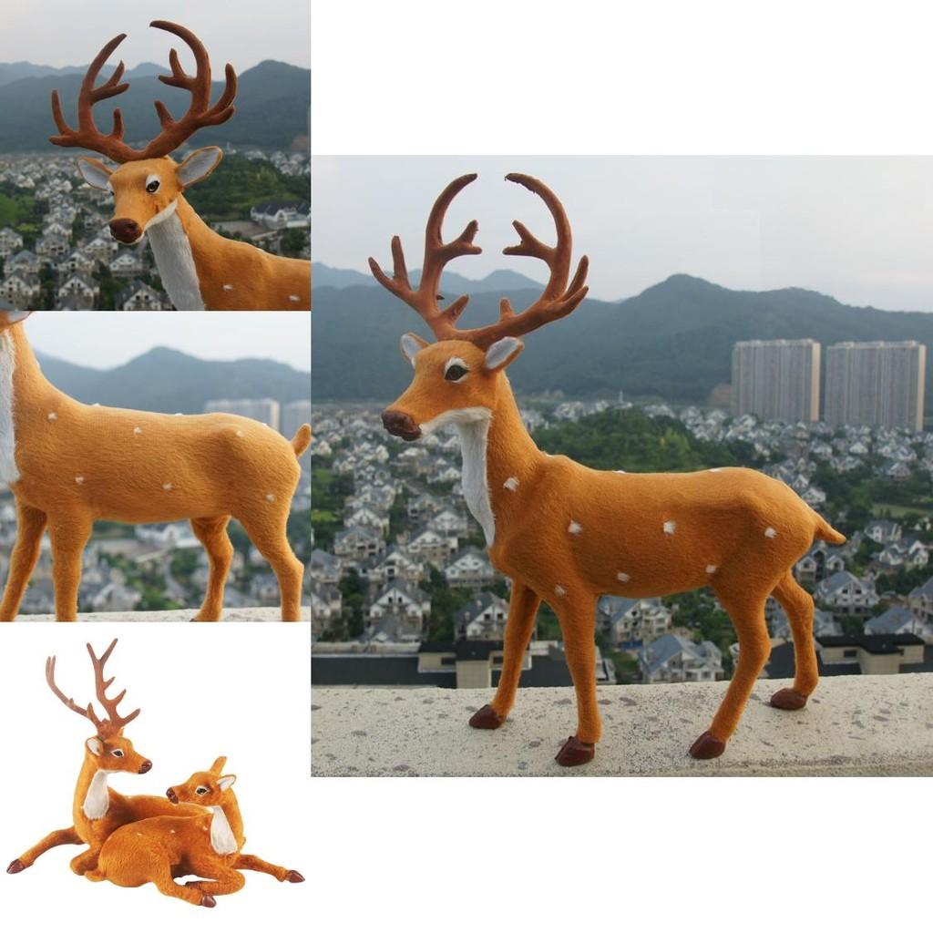 Festive Reindeer Ornament With European Style For Christmas Tabletop Decor And Event Decoration