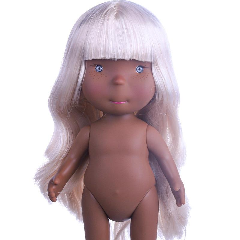 New Mia 24Cm Vinyl Naked Dolls With Movable Joints Waldorf Diy Custom Play Dolls For Kids Pretend Play Handmade Craft Toys