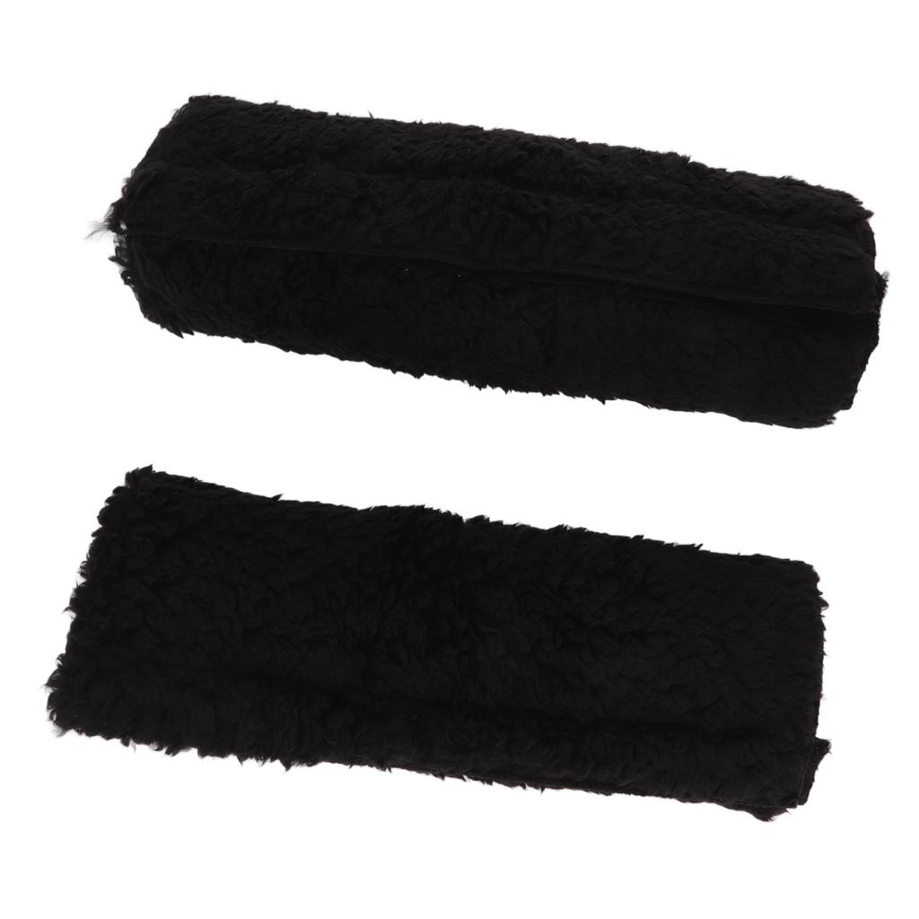 2Pcs Wheelchair Armrest Pads Anti Slip Warm Berber Fleece Armrest Cover for Office Chair Computer