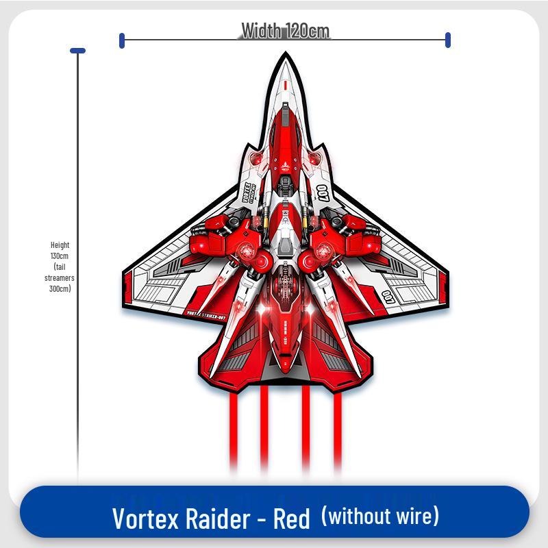 Weifang Children's Vortex Raider Kite: Easy-to-Fly Jet Rocket for Outdoor Fun
