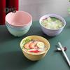 1100ML Food Grade Soup Bowl High Capacity Modern Portable Instant Noodle Bowl