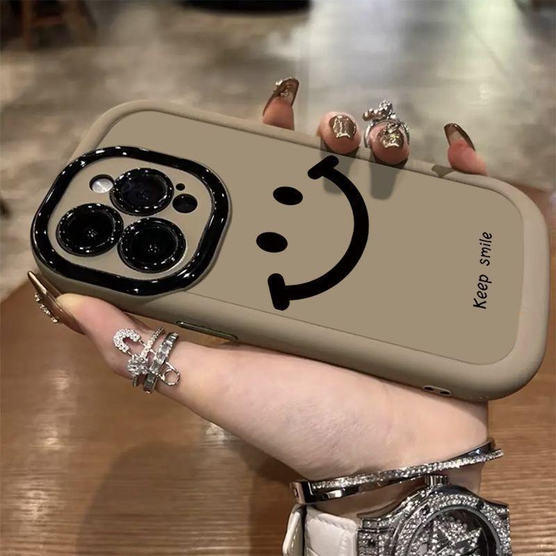 Ins Simple and Applicable IPhone 16 Apple Phone Case 15 Anti-fall 14plus 13 Puff 12mini Protective Case