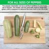 Pepper Corer & Seed Remover - Multifunctional Serrated - Upgrade Your Kitchen with This Stainless Steel
