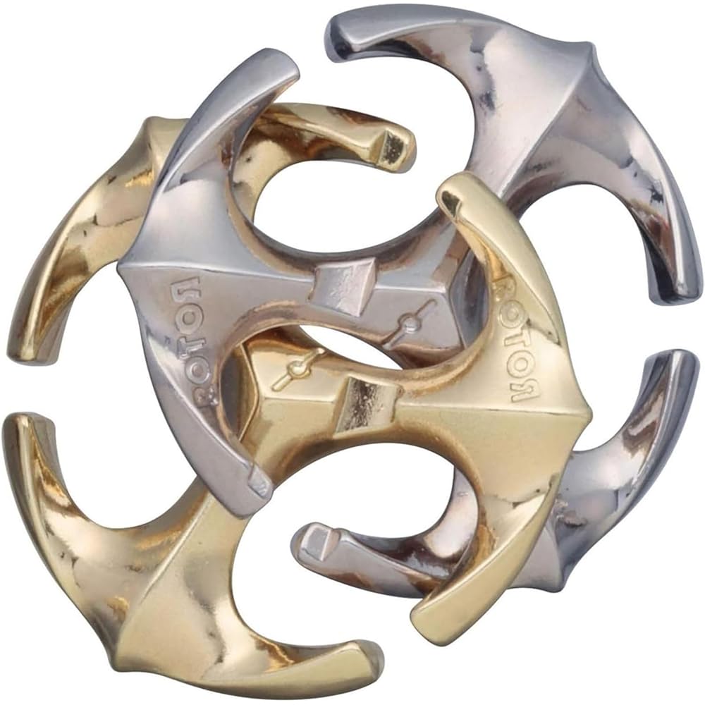 Hanayama Cast Puzzle Rotor Level 6 Difficulty Brain Teaser Toy