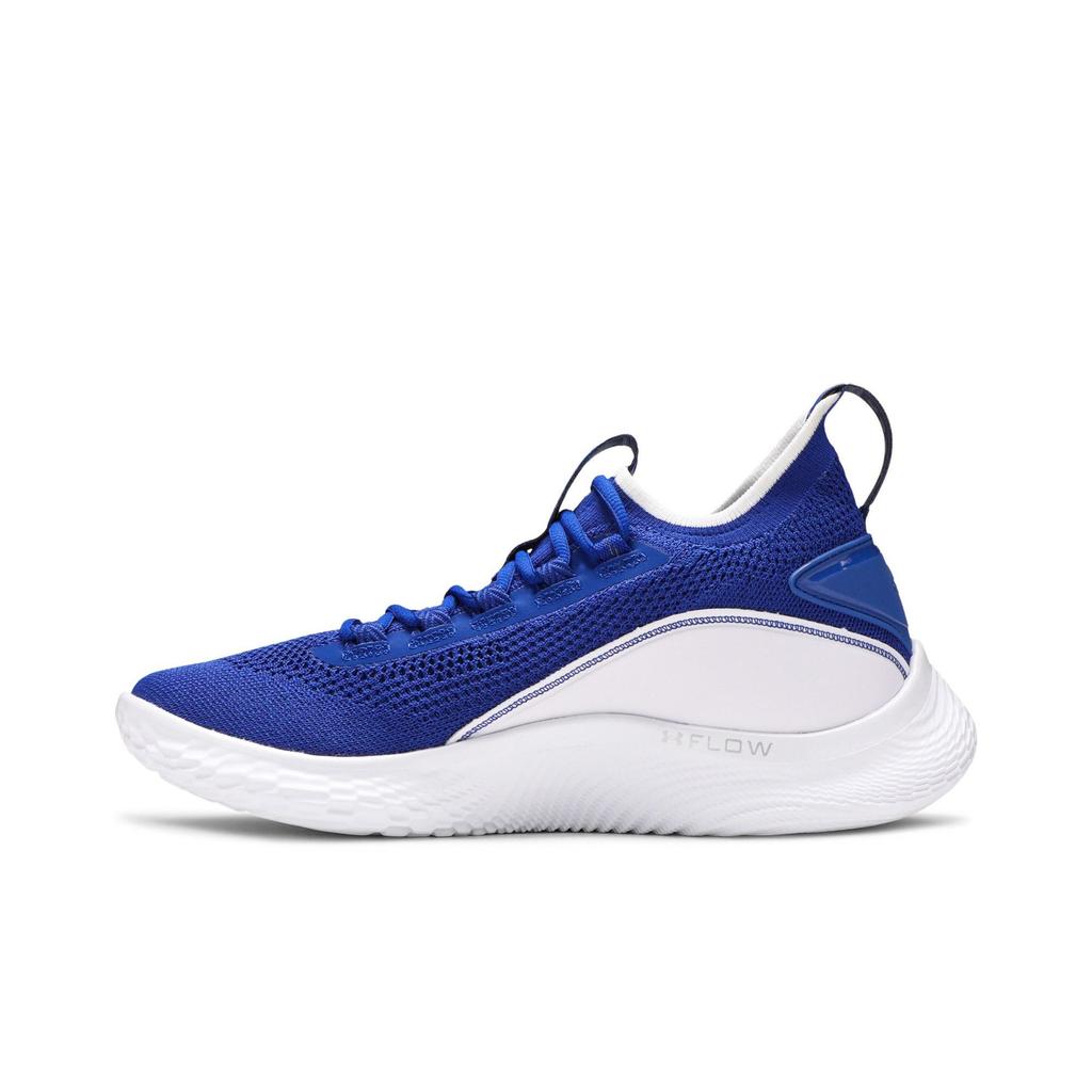 Under Armour Curry Flow 8 'Flow Like Water' (Unisex) Royal / White / White Basketball Shoes 3023085 402