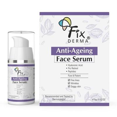 Fixderma Yaşlanma Karşıtı ve Kırışıklıklar İçin Hyaluronik Asit Serumu | Erkekler ve Kadınlar İçin Yüz Serumu | Tüm Cilt Tipleri İçin Yüz Serumu - 15g
