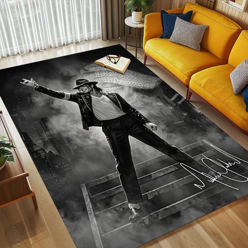 Tapis de salon antidérapant Légende Moonwalk Tapis doux pour chambre à coucher Salle de jeux Salle de jeux Canapé Bureau Décoration intérieure Paillasson