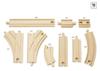 BRIO Wooden Rails Educational Additional Rail Set Ages Christmas Indoor Brain Training Toy, 2, 3+, 33402, Birthday, Present, Play, Boys, Girls,