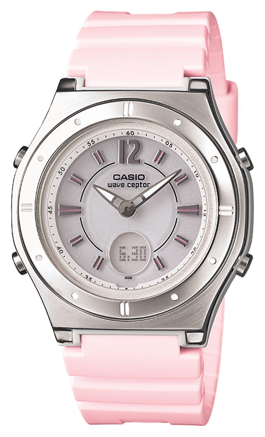 

Casio Wave Ceptor Solar Pink Radio-Controlled Watch, LWA-M142-4AJF, розовый