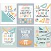 Hadley Designs 6 Math Posters – Fun & Motivational Math Posters for Elementary, Middle & High School, Teacher Must Haves for Classroom Decor &