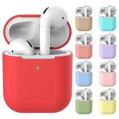 Anti-fall Anti-Fingerprint Skin Earphone Box Soft Earphone Case Charging Case Air Pod Accessories AirPods 2 Apple Protective Cover  Accessories