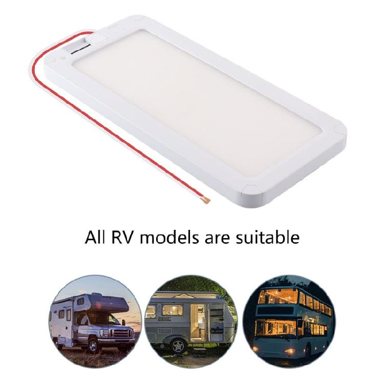 LED Tent Ceiling Interior Lamp with Variable Color Intensity Settings High Efficiency for Motorhome Trailer Boat Marine