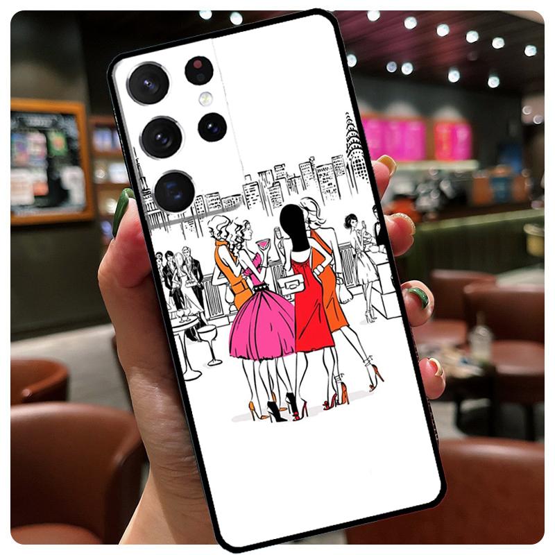 Sex and the City Phone Case For Samsung Galaxy S25 Ultra S20 S21 S22 S23 S24 Ultra S9 S10 Plus S25 FE Cover