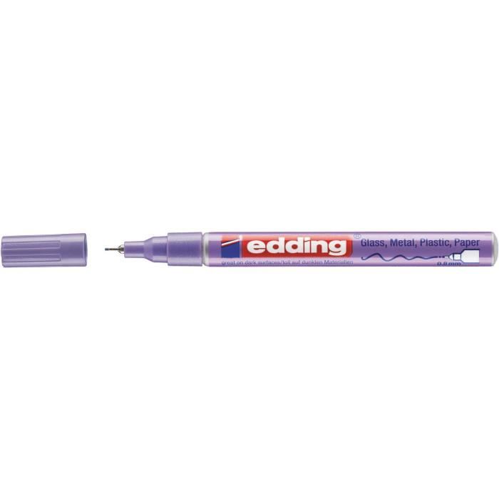 Marqueur Peinture Brillante - EDDING - 780 - Violet Métallisé - 0,8 Mm - Opaque