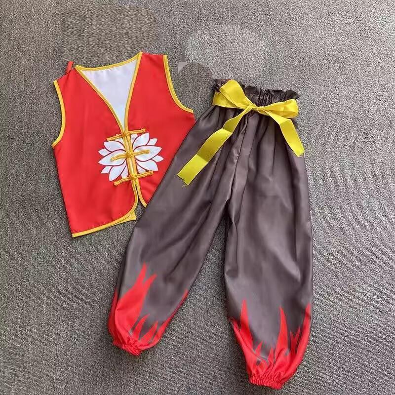 Jingcaiwu Nezha Children s Cosplay Costume Set 110cm (4-5Y)