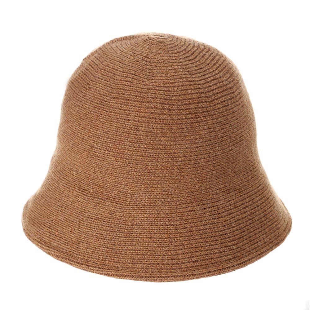 Warmer Woll-Eimerhut, lässiger Panamahut, tragbare Sonnenkappe für Damen