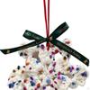 Christmas Crocheted Snowflake with Metal Bell Tree Decoration