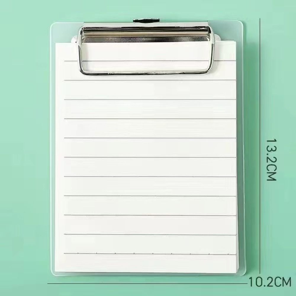 Artigos de Papelaria Presente Estudantes Pasta A6 Prancheta Caderno Papel para Anotações Bloco de Notas