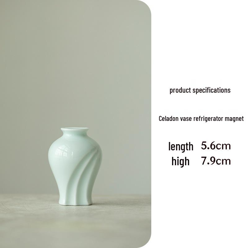 

Artistic Ceramic Teapot & Bowl 3D Magnet - Cultural Refrigerator Ornament & Unique Souvenir